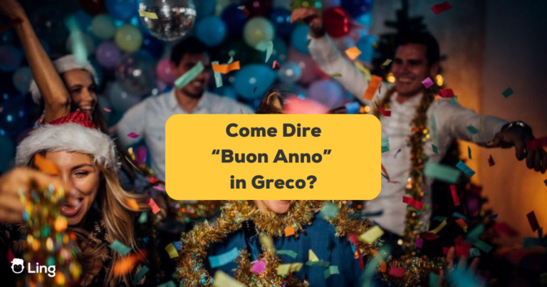 Come Dire Buon Anno In Greco