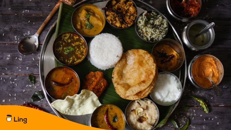 A Thali Of Andhra Food Is A Combination Of All Six Flavors In Telugu