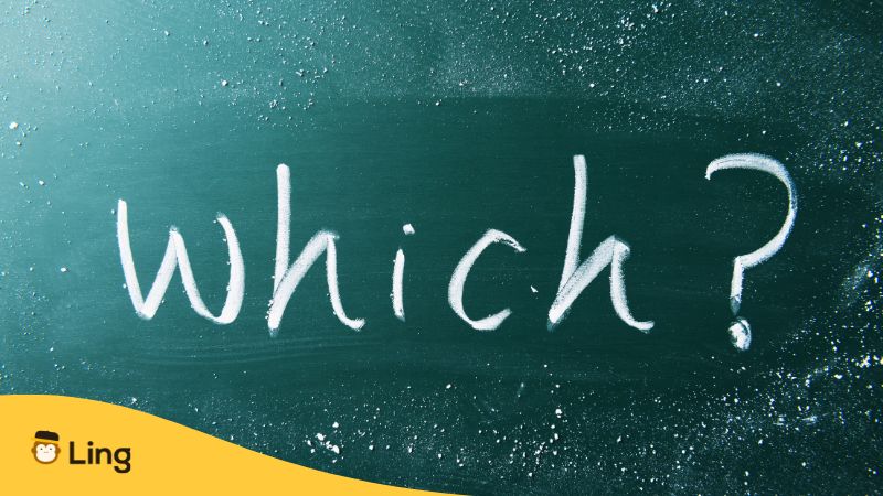 the word which written on a blackboard with chalk - question words in Telugu