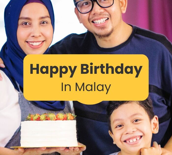 malay family celebrating birthday_happy birthday in malay