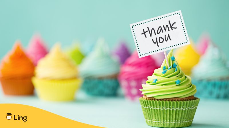 An Urdu way of saying thank you by offering food-