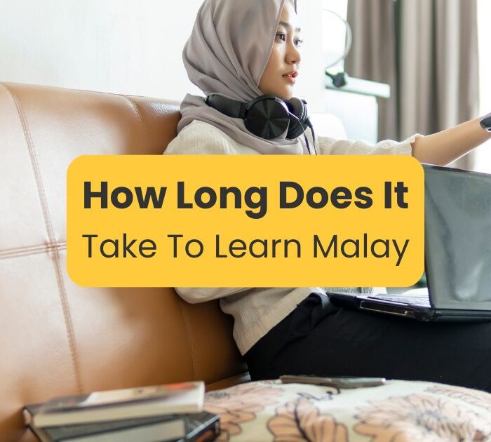 malay woman reading malay books, take online malay course and watch malay movie to learn malay