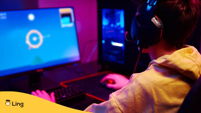Gamer Beim Spielen