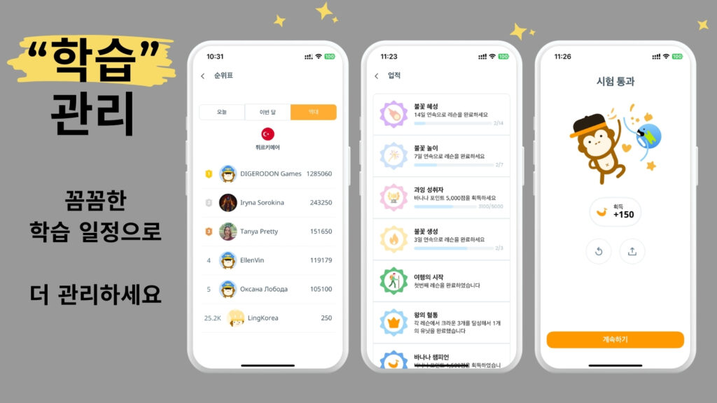 Ling App Image 듀오링고 튀르키예어 학습관리 6
