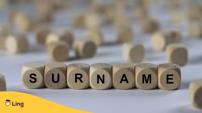 Surname Letters In Wooden Blocks
