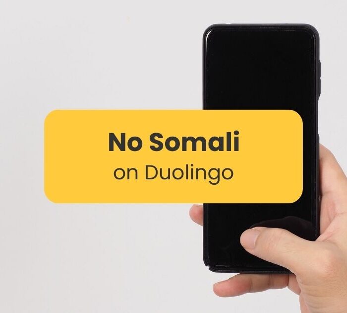 No Somali on Duolingo Ling app