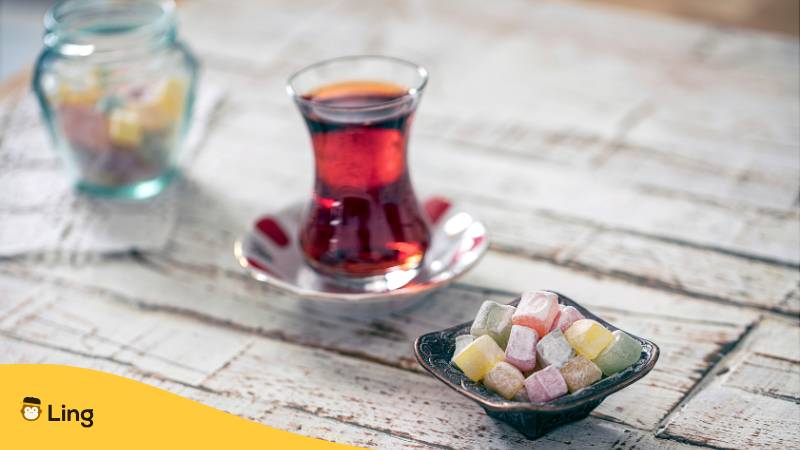 Süßigkeit Zu Türkischen Tee