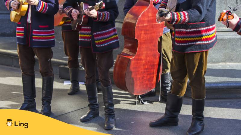 Kroatische Tamburitza Musiker