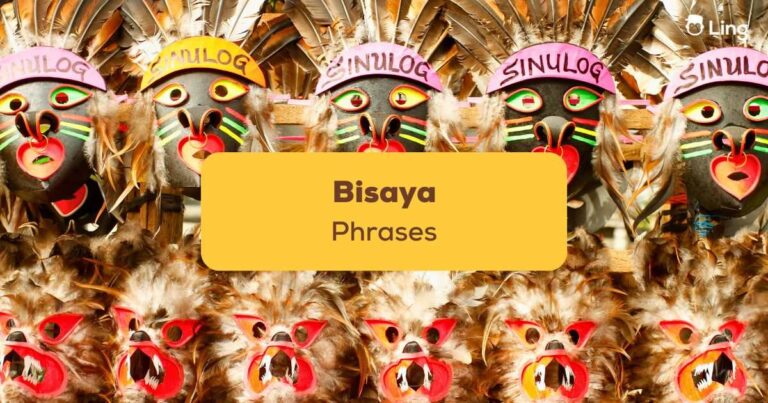 Colorful Sinulog Festival Masks - Bisaya Phrases