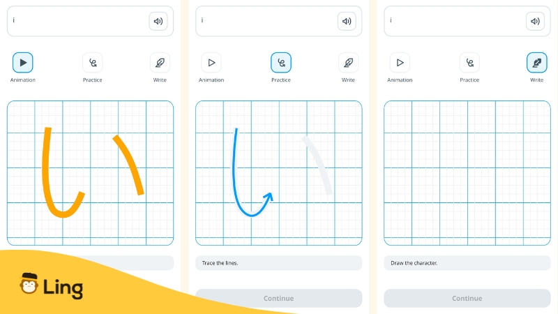 Ling Finger Tracing Method Learn To Write Like A Native_Ling App