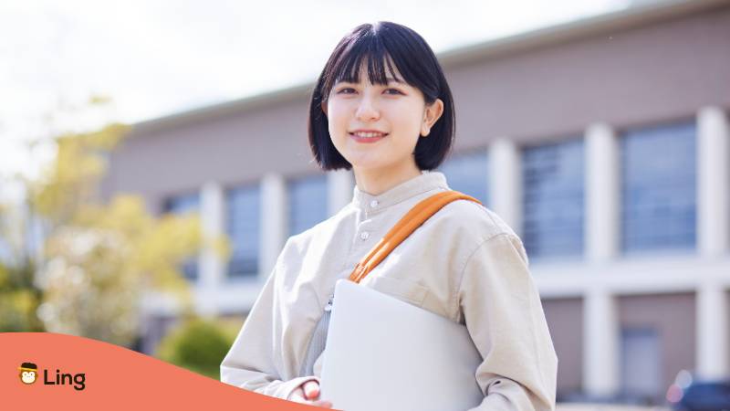 Japanische Studentin