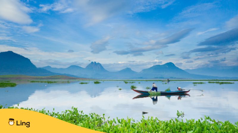 A Photo Of A Landscape In West Java