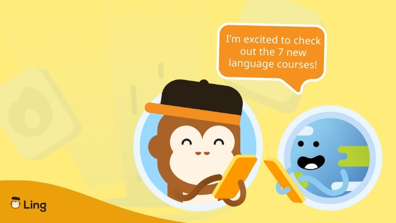 Ling And Gaia Discussing The New Language Course Launch