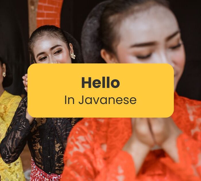 Hello in Javanese - Girls saying Namaste