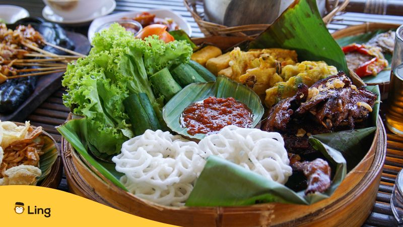 A Photo Of Traditional Sundanese Food