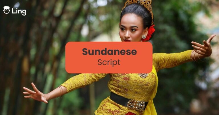 Sundanese Script - Woman In Traditional Clothes