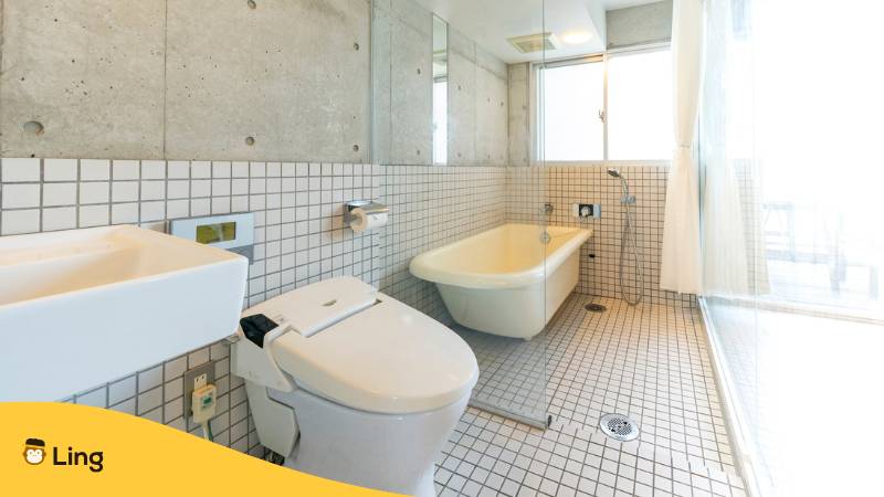 Japanisches Badezimmer