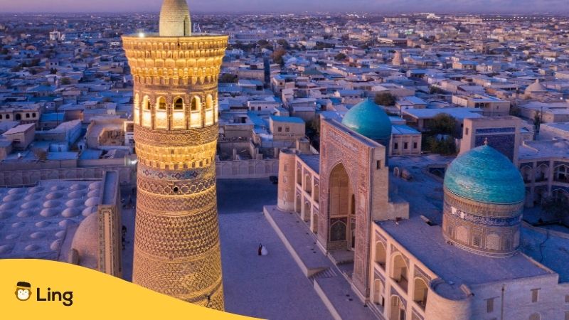 Po-I-Kalyan Mosque In Bukhara, Uzbekistan