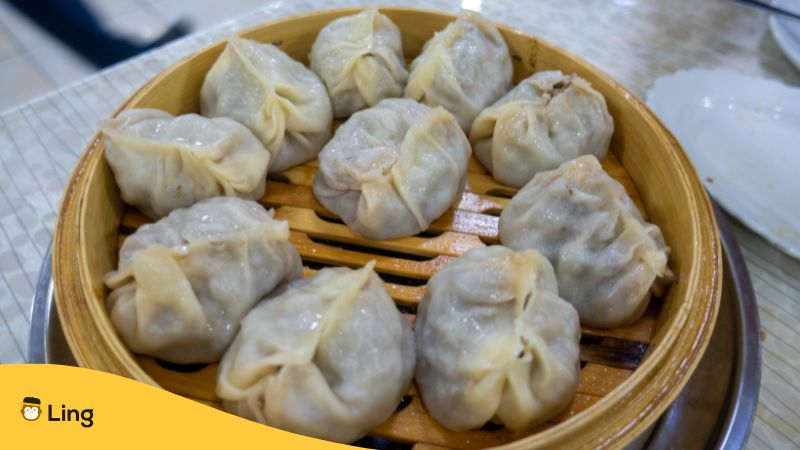 Image Of Traditional Uzbek Dish Manti