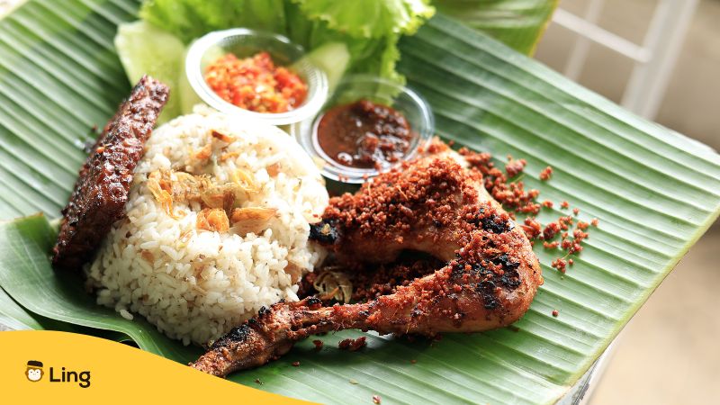 A Photo Of A Sundanese Rice Dish
