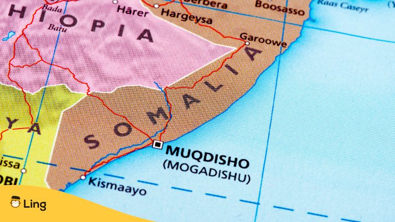 Apps To Learn Somali-Somalia Map