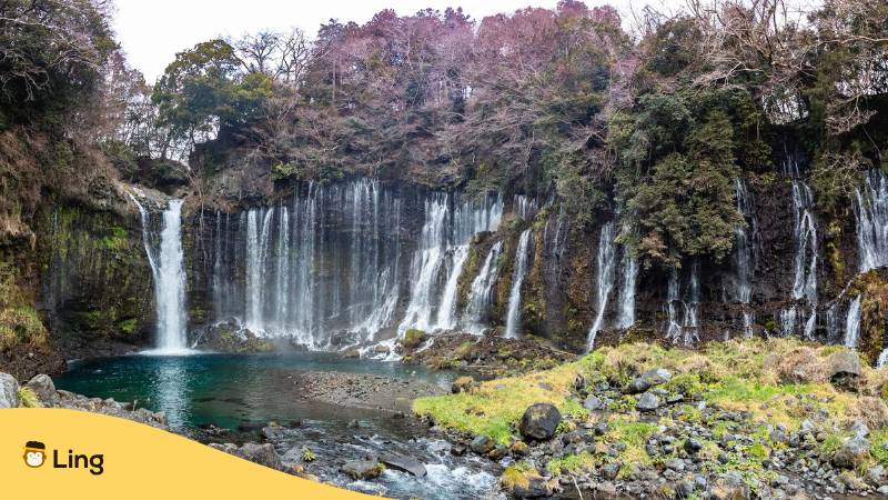 Shiraito Wasserfälle In Honshu