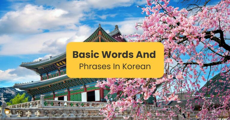 Basic Words And Phrases In Korean Language