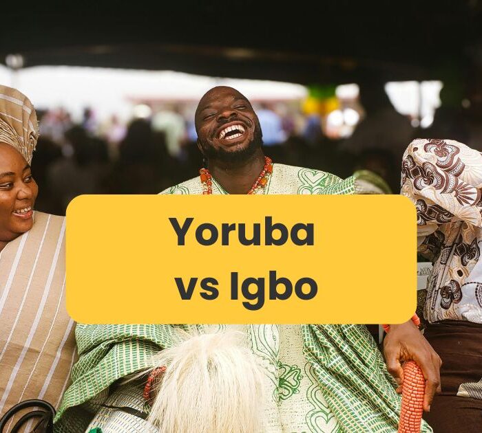 Yoruba vs Igbo - African people with cultural attire