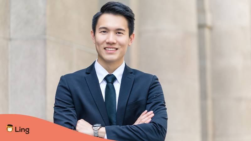 Junger Geschäftsmann Aus Japan
