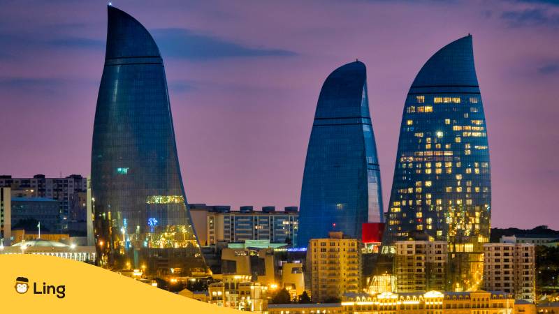 Flame Towers In Aserbaidschan