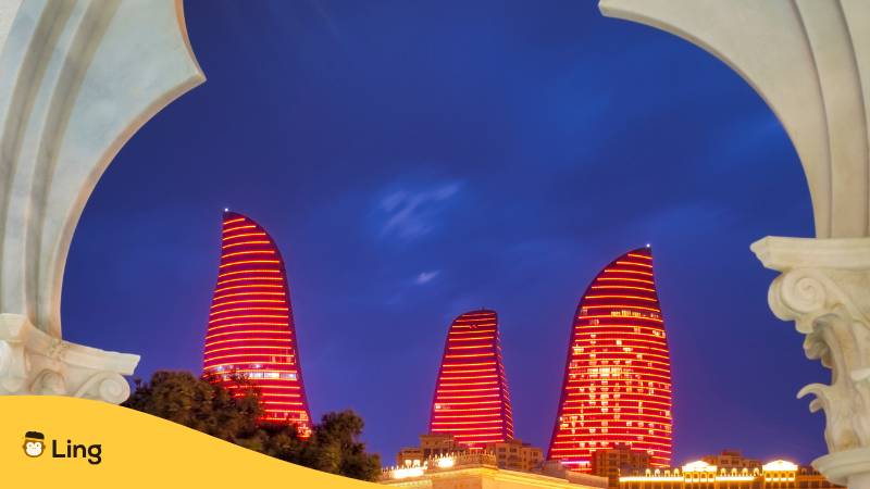 Flame Towers In Aserbaidschan