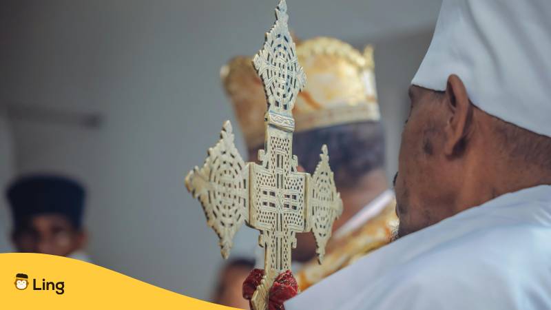 Traditionelle Athiopische Kirchenzeremonie
