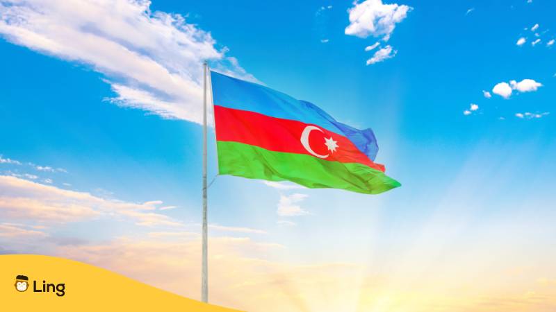 Aserbaidschanische Flagge
