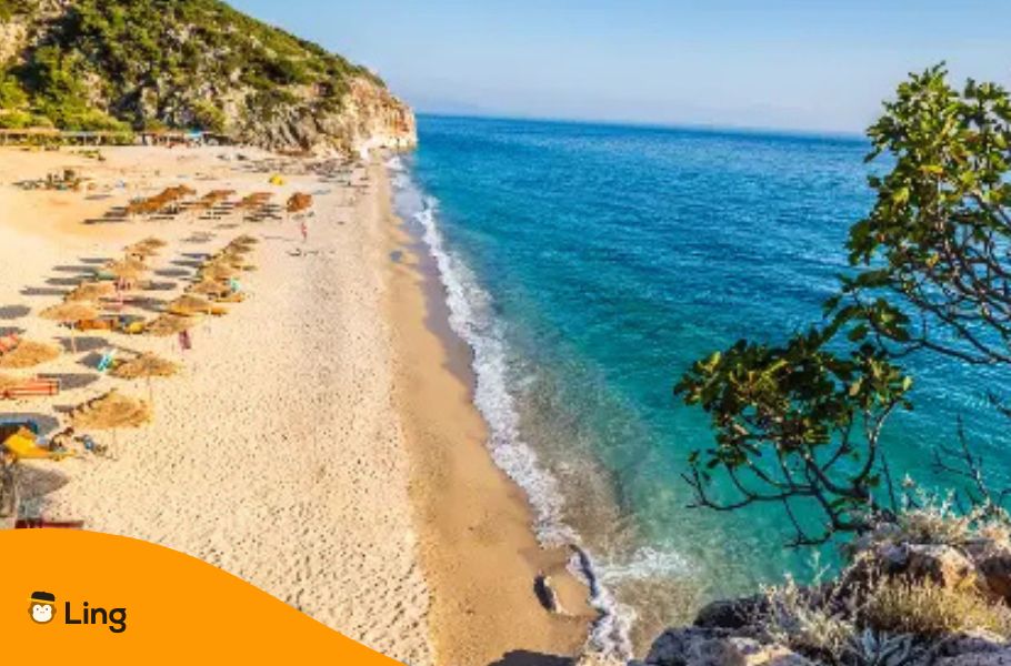 Image Of Gjipe Beach In Albania