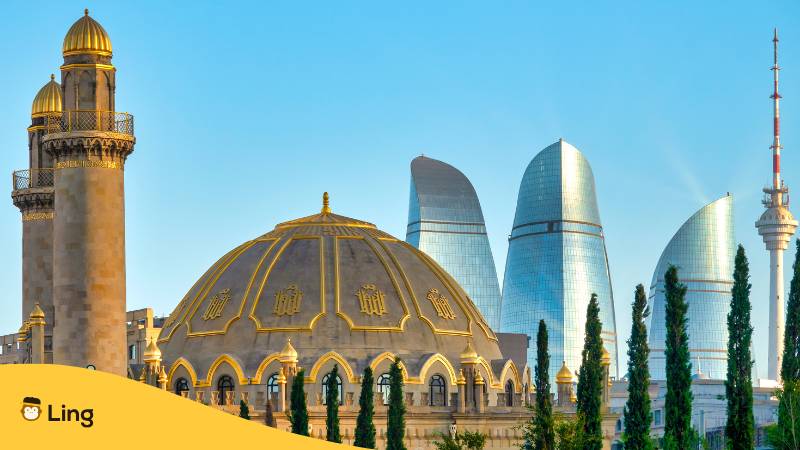 Taza Pir Moschee In Aserbaidschan