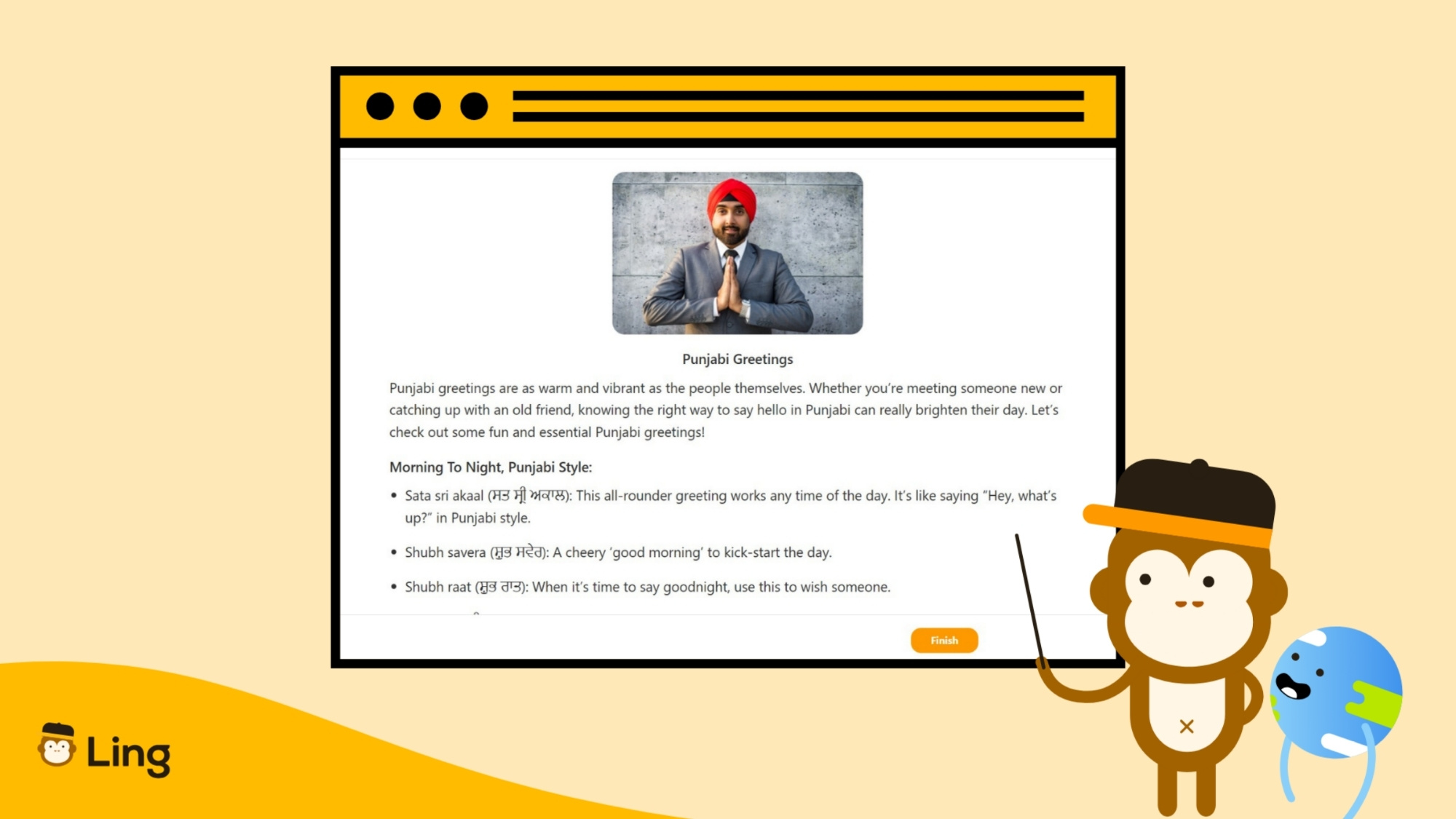 Screenshot Of A Culture Note On The Ling App