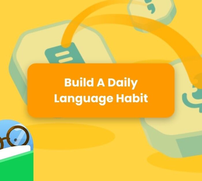 how to build a language habit