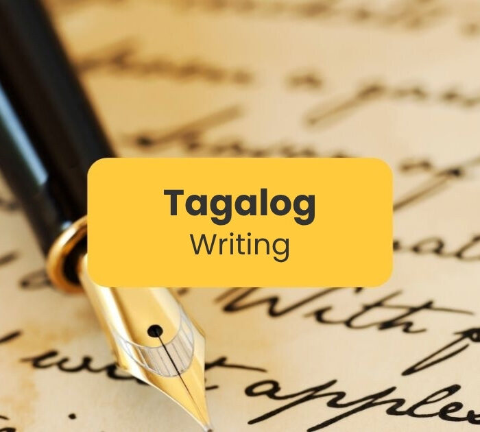Tagalog writing - Pen and writing