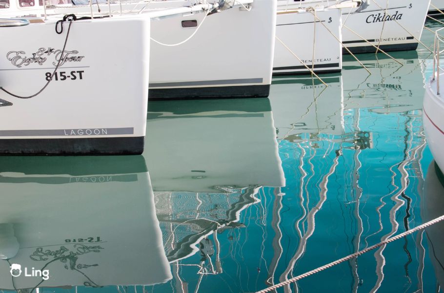 Boats In Water In Split, Croatia