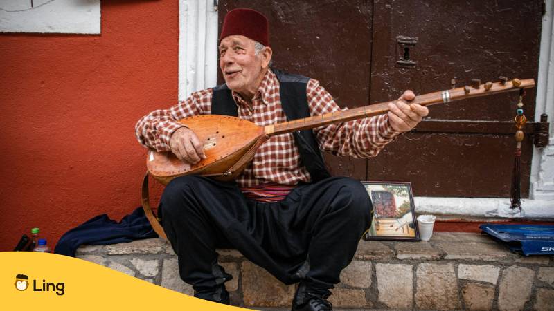 Traditioneller Bosnischer Musiker