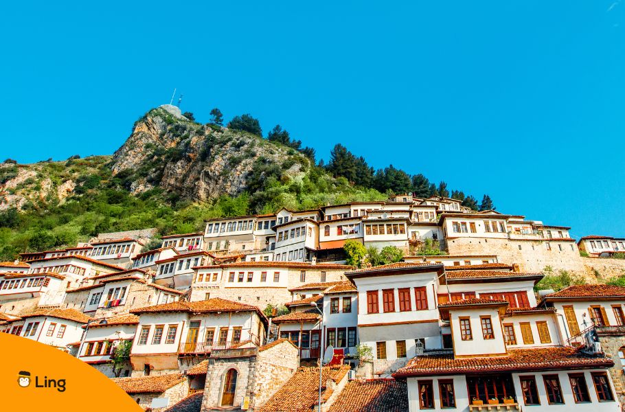 A Photo Of Berat City, Unesco In Albania - How Long Does It Take To Learn Albanian?