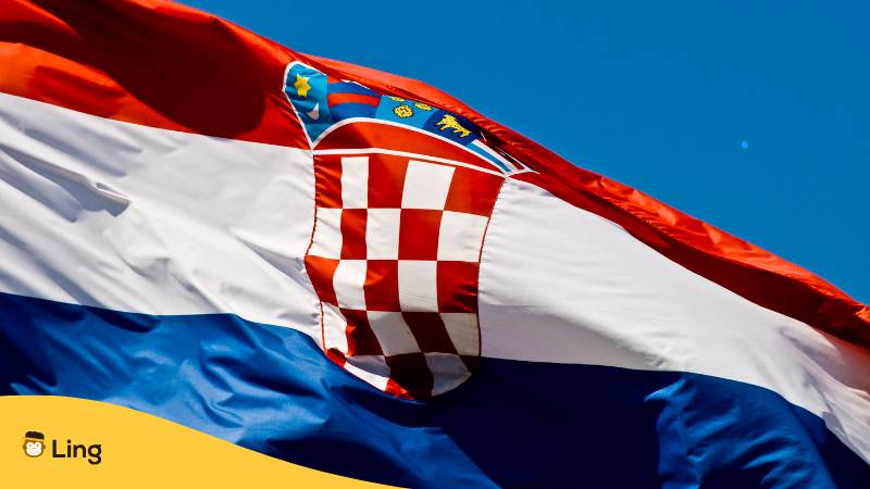 Kroatische Flagge