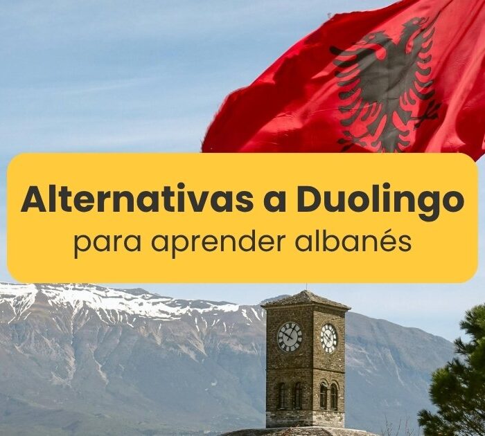 Alternativas a Duolingo para aprender albanés - Bandera de Albania