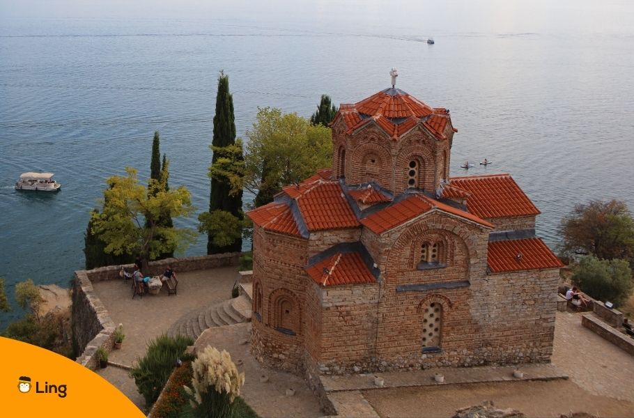 St. John Church At Kaneo In North Macedonia