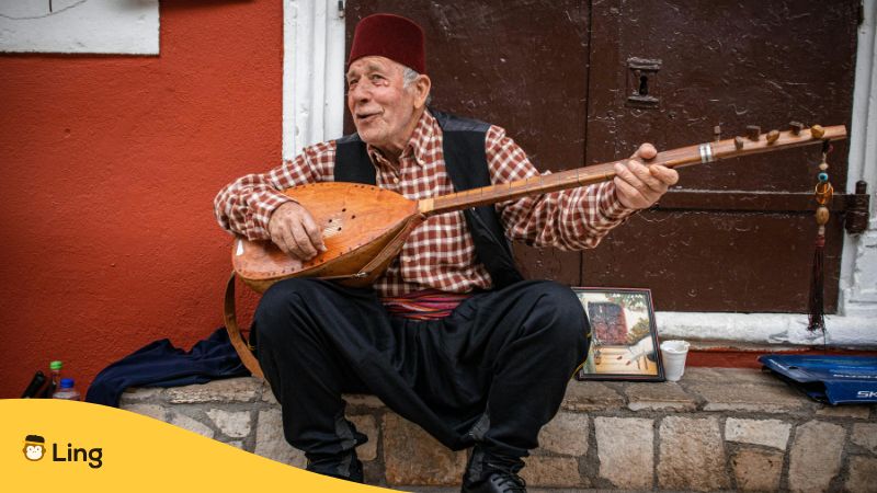 Traditioneller Bosnischer Musiker