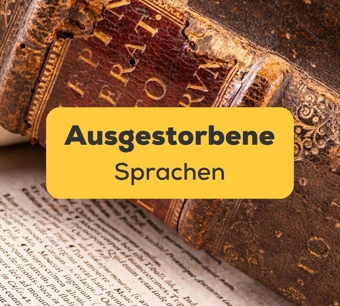 Altes Latein-Wörterbuch. Erfahre in diesem Beitrag mehr über ausgestorbene Sprachen.