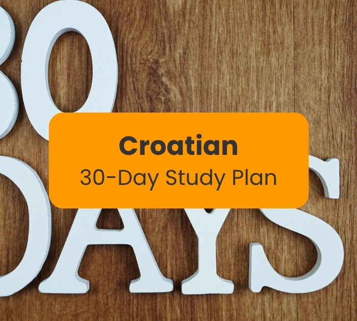Croatian 30-day study plan