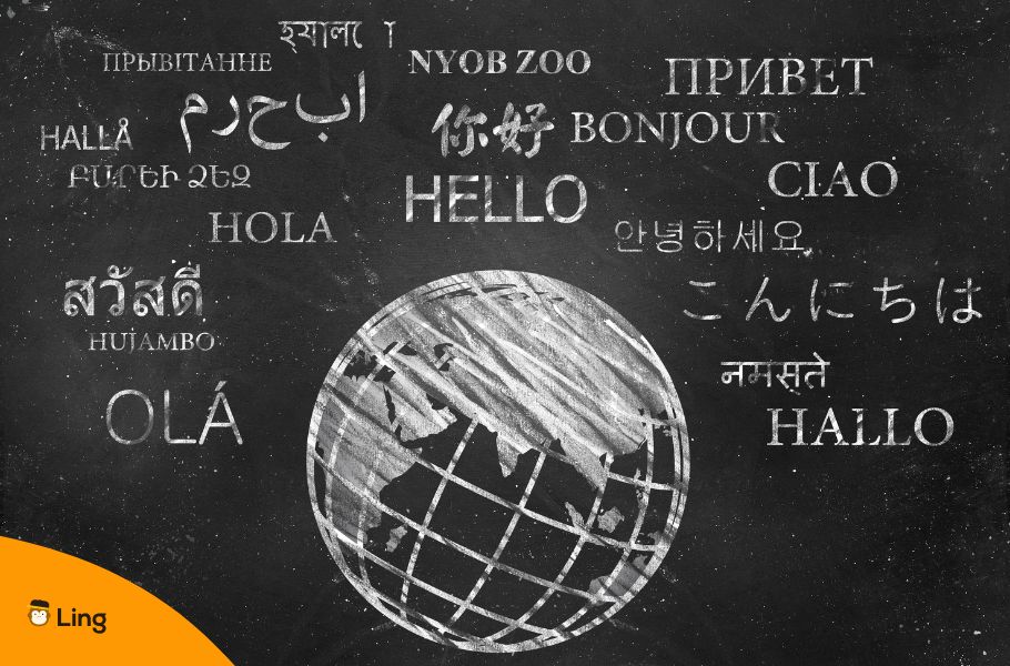 The Word 'Hello' Written In Different Languages