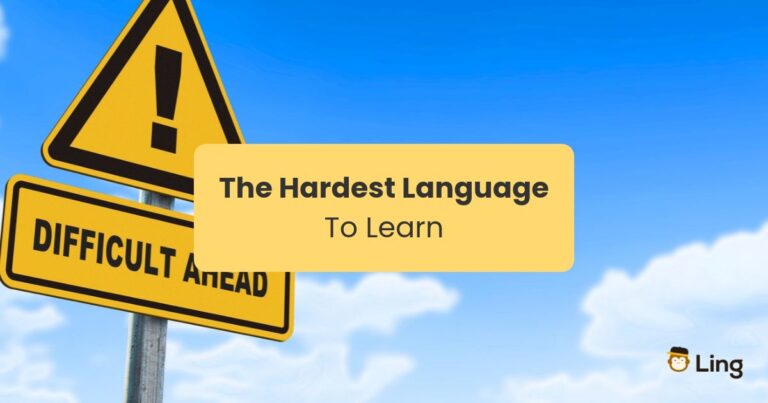 Hardest Language To Learn- Yellow Warning Road Sign On Which It Is Written Difficult Ahead