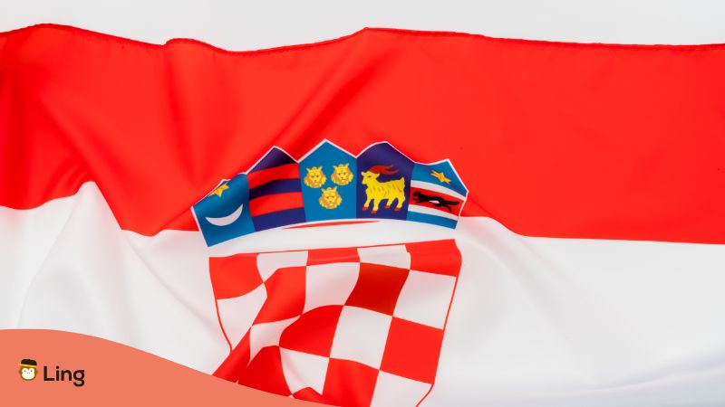 Kroatische Flagge
